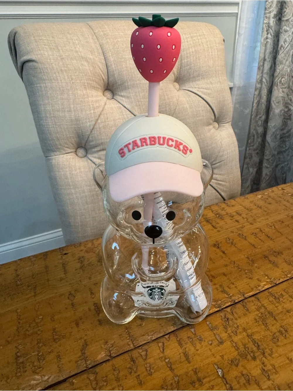 Starbucks Bearista Cup Pink Straeberry edition